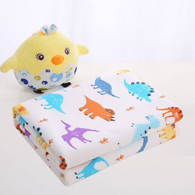 Washable Diaphragm Pad Class A Cotton Baby‘s Large Washable Double-sided Non-slip Breathable Newborns Bed Pad
