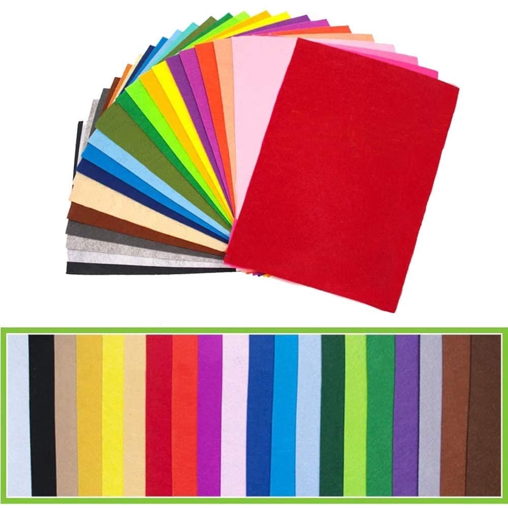 11.8 x 7.8 inches Adhesive Felt Fabric Sheets, 20 PCS SelfAdhesive