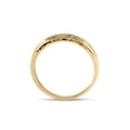 thumbnail image 3 of FB Jewels 10kt Yellow Gold Mens Round Diamond Wedding Band Ring 1/20 Cttw Size 8.5, 3 of 4