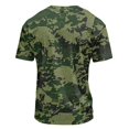 thumbnail image 4 of Camouflage T-shirt for Men Comfortable and Breathable Shirts for Men Short Sleeve Henley V Neck T-Shirt Green Camo Mens T-shirts, 4 of 5