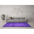 thumbnail image 3 of Ahgly Company Indoor Rectangle Oriental Purple Industrial Area Rugs, 5' x 7', 3 of 4