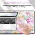 thumbnail image 5 of Floral Desk Mat Pink Desk Mat Spring Floral Cute Desk Mat for Women Extended Large Non Slip Mousepad with Stitched Edges, 31.5x15.7, 5 of 7