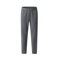 thumbnail image 4 of Pantalones largos para hombre, informales, para uso diario, para exteriores, playa, holgados, ligeros y transpirables, de poliéster., 4 of 9