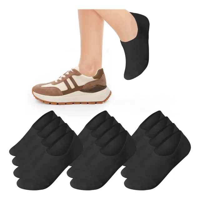 Calcetines Invisibles De Mujer Tines Cortos Transpirables 12