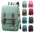 thumbnail image 2 of Vintage Laptop Backpack Slim Business Backpack for Travelling College Casual Travel Daypacks for Men Women, 2 of 4