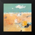 thumbnail image 2 of Groenhart, Jan 20x20 Black Modern Framed Museum Art Print Titled - Beach with sails, 2 of 5