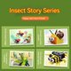 thumbnail image 2 of Bloques de construcción de la serie Mini Insectos Mariquita Libélula Mariposa Caracol Avispa Mantis Escarabajo Ladrillos Juguetes Regalos de Navidad para Niños, 2 of 5