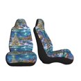 thumbnail image 3 of Yiaed Christmas Tree Print Car Seat Covers,Universal Auto Seats Protector Fits for Car,SUV Sedan,Truck,Automotive Seat Covers & Accessories-2 PCS, 3 of 9