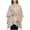 Khaki, variant on Fewfanhot Self Tie Fringe Wool Blend Poncho Cape, Open Front Warm Wrap Shawl Coat for Women Fall Winter
