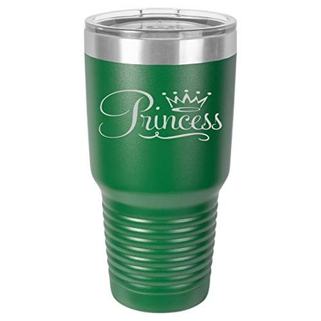 

Tumbler Stainless Steel Vacuum Insulated Travel Mug Princess Fancy (Green 30 oz)