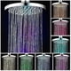 thumbnail image 1 of LED Shower Head, 20CM Illuminated Shower Head, Color Shower Head, LED Shower Head with 7 Colors, Round LED Rain Shower Head, LED Illuminated Shower He, 1 of 5