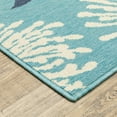 thumbnail image 3 of Oriental Weavers Meridian 9929S - Machine Woven Area Rug - 5'3" x 7'6" - in Blue/ Navy - Casual Style Patio, Deck, Porch, Mud Room Rug, 3 of 9