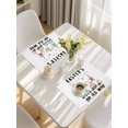 thumbnail image 5 of Gnomes Easter Placemats Set of 6, Eggs Botanical Carrot Pastoral Placemats for Dining Table, Place Mats for Kitchen Tabletop, Waterproof Wipeable Dining Table Mats Set, 5 of 9