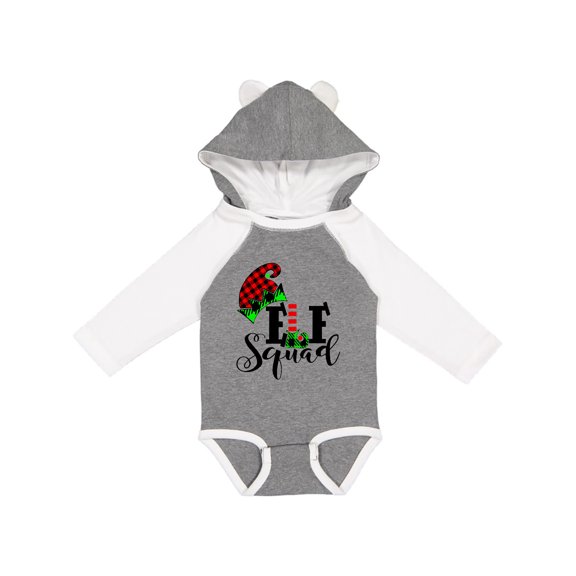 Inktastic Cute Elf Squad Boys or Girls Long Sleeve Baby Bodysuit