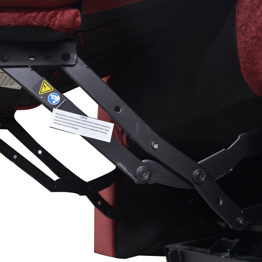 Lowestbest Power Lift Chair, Soft Fabric Upholstery Electric Recliner, Living Room Sofa Chair with Remote Control, Red Lowestbest Power Lift Chair, Soft Fabric Upholstery Electric Recliner, Living Room Sofa Chair with Remote Control, Red