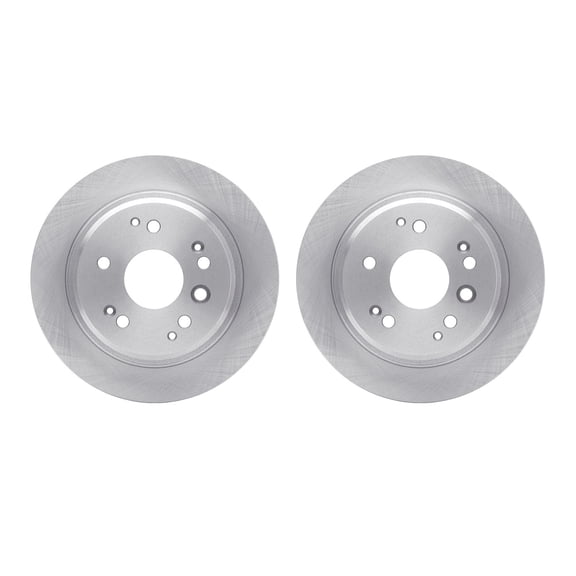 Dynamic Friction Company Rear Brake Rotors 6002-58019