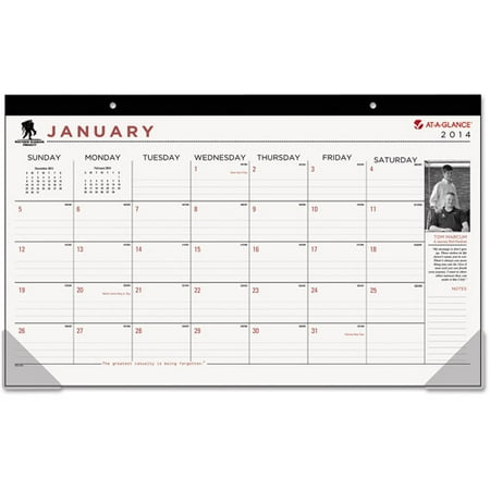 Compact Calendar Desk Pad