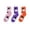 Pink,Purple,Saffron#q-004, variant on Dweltoz 3 Pack Women Halloween Fuzzy Socks Cute Fall Fluffy Slipper Socks Soft Cozy Warm Home Sleeping Socks Halloween Holiday Gift Socks