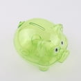 thumbnail image 3 of Injueey Caja de ahorro de dinero PS, tapón extraíble portátil reutilizable, bonita forma de Animal para el hogar, caja de monedas para Decoración del hogar Verde S, 3 of 6