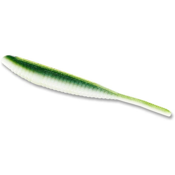 Yamamoto Shad Shape Worm Watermelon/White 10pk