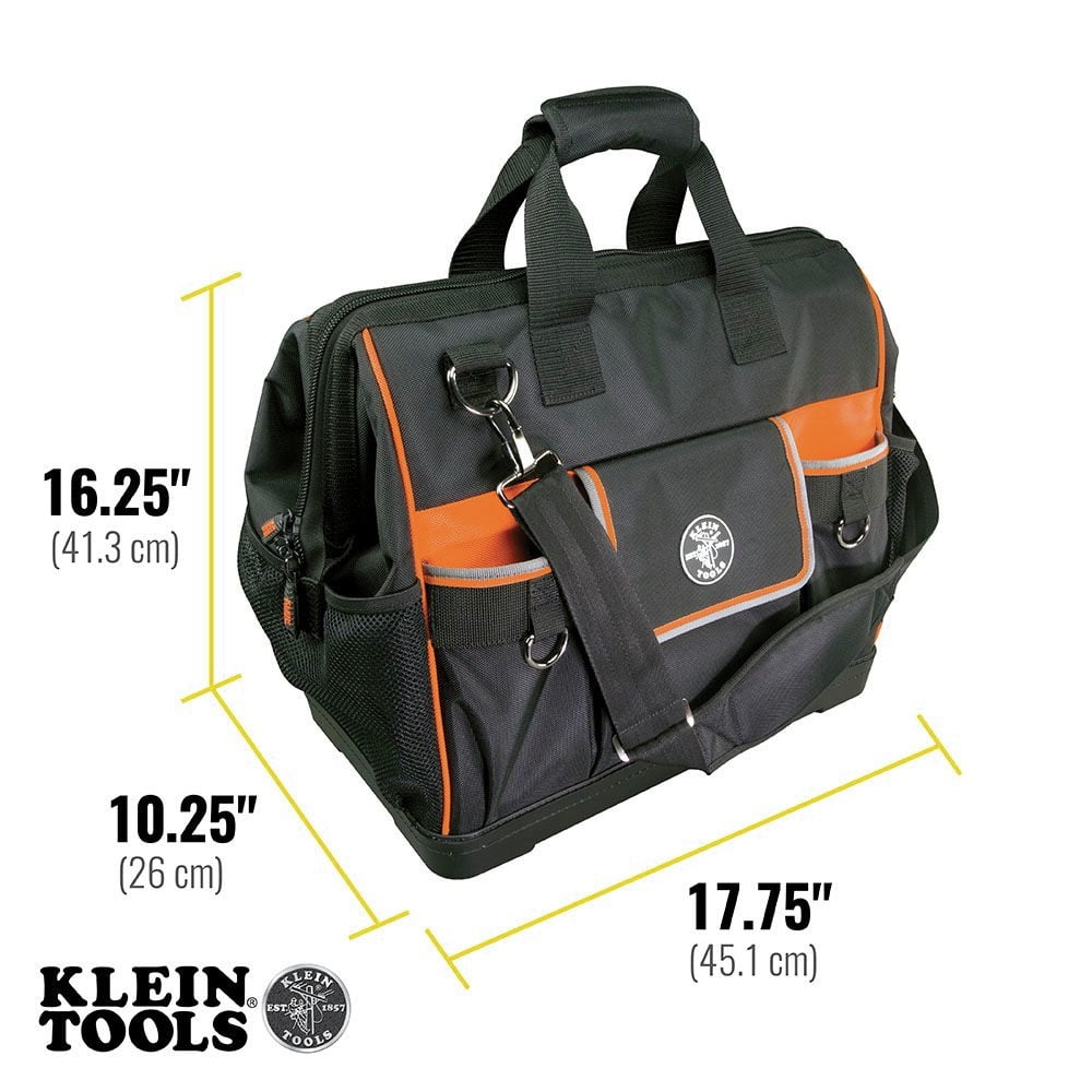 Klein Tools 55469-8 - Tradesman Pro 42-Pocket Wide-Open Tool Bag