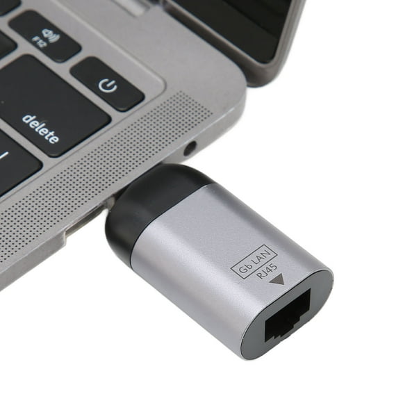 USB C To Ethernet Adapter, High Speed Sensitive Plug And Play Male To Female USB C To RJ45 Adapter For PC For MacBook2015 For Pro 2016