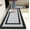 Modern Grey, variant on Kitchen Mats for Floor Anti Fatigue Floor Marble Cushioned Memory Foam Non Slip PVC Leather Padded Comfort Standing Rugs Set of 2, Abstract Golden Swirl Design, C1