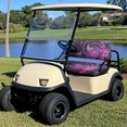 thumbnail image 2 of HUAICONG Purple Butterfly Spiral Design Universal Golf Cart Seat Cover for EZGO EZGO TXT, Non-Slip Seat Cover Towel Blanket Golf Cart Seat Blanket, 2 of 7