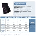 thumbnail image 2 of Greeniant Pantalones de traje de neopreno de 1,5 MM, mallas elásticas de esponja para hombre, mallas de buceo para buceo, natación, esnórquel, Deportes acuáticos Hembra púrpura M, 2 of 6