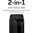 thumbnail image 4 of Fellowes AutoMax 550C Auto Feed Shredder, 550 Sheet Capacity, Black -FEL4963001, 4 of 11
