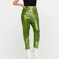 thumbnail image 2 of fatyb Kids Boys Girls Sequin Leggings High Waist Sparkly Pants Glitter Trousers for Dance Party Club, 2 of 5