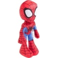 thumbnail image 2 of Marvel Spidey and His Amazing Friends 8" Spider-Man Plush - Spider Man Stuffed Animal Toy Figure - Officially Licensed - Spider-Verse Gift for Kids, Boys and Girls, 2 of 5