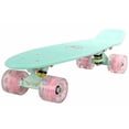 thumbnail image 1 of LMAI 22'' Cruiser Skateboard Graphic Mini Complete Skateboard (Light Blue), 1 of 4