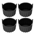 thumbnail image 1 of Silicone Ramekins 4pcs Bakeware Set for Baking For Eggs Muffins Desserts, 1 of 11