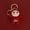 Red antenna small, variant on Cartoon cute little antenna doll, Weaving Girl yarn knitted keychain pendant, super cute animal pendant