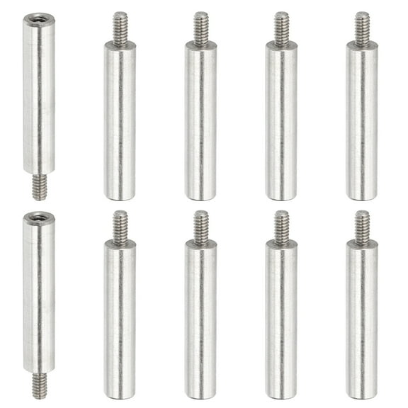 M2x20 4mm Album Scrapbook Extension Posts Extension Screw, 10Pcs Stainless Steel Extension Post Replacements for Binding Extending Refillable Scrapbook Photo Album Craft DIY
