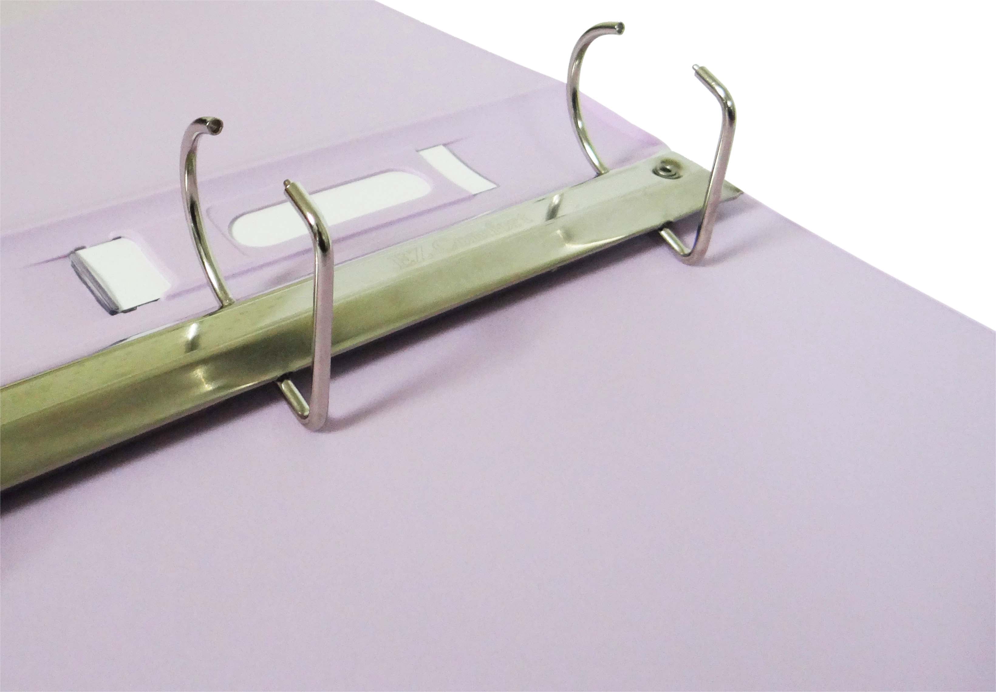 Exceed 3-Ring Heavy Duty Binder, 2” Lilac Glaze, Slant Ring