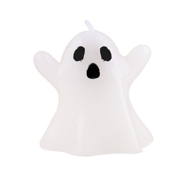 TopLLC Halloween Decorations ,Fall Decor, Halloween Gifts Ghost Candle Decorative Halloween Cute Modeling Candle Candle Props Spooky Candles