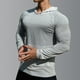 thumbnail image 5 of pstuiky camisas de manga larga para hombre, Sudadera con capucha fina de manga larga para hombre, para fitness, exteriores, correr, otoño, transpirable y de secado rápido l, 5 of 5