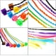 thumbnail image 4 of Hair extensions children, 12-pack hair extensions, hair extension attachments with snap fastener, birthday party favors 33 cm, 4 of 5