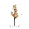 thumbnail image 2 of Vickerman 36" Gold Glitter Pine Cone Artificial Christmas Spray. Includes 3 sprays per pack., 2 of 3