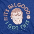 thumbnail image 2 of Superman All Good I Got This Unisex Adult Heather T Shirt, Royal Heather, X-Large, 2 of 4