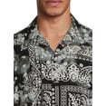 thumbnail image 2 of No Boundaries Men's and Big Men's Printed Shirt with Short Sleeves, 2 of 5