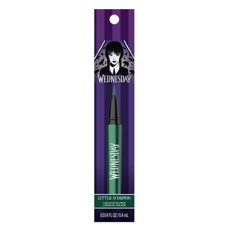 Hard Candy X Wednesday Addams Liquid eyeliner, LITTLE SCORPION, Green