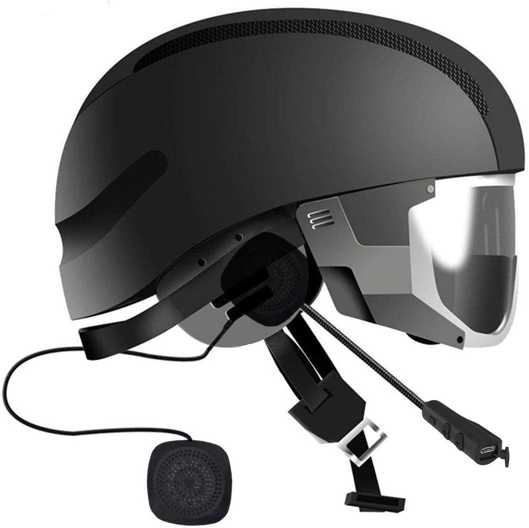 Bluetooth 5.0 Motorcycle Helmet Headset Handsfree Wireless Headphone Speaker Mic 