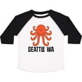 thumbnail image 3 of Inktastic Seattle Octopus Washington Vacation Boys or Girls Toddler T-Shirt, 3 of 5