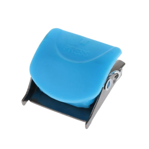 Sturdy Roller Skates Strap Buckle, Skates Strap Clasp, Skating Repair Accessories, Roller Skates Belt Clip Clamp Style B Light Blue