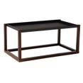 MoDRN Industrial Nesting Coffee Tables Charcoal Gray and Walnut