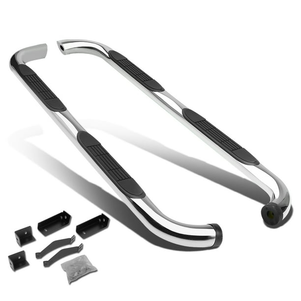 DNA Motoring 3" Nerf Bars For 0415 Nissan Titan Crew Cab Stainless Steel