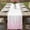 Pink, variant on Table Runner 120 Inches Long for Kitchen Dining, Sage Green Polka Dots Dresser Scarf Farmhouse, Dining Table Decorations for Wedding/Parties, Yellow Watercolor Abstract Art 13 x 120 In